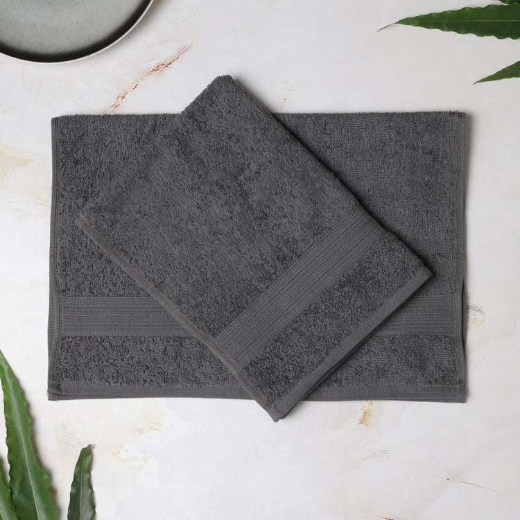 SPACES Day2Day Set of 2 Cotton Hand Towels - 60x40cm