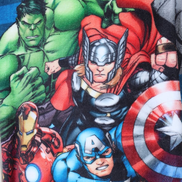 SPACES Kids Cotton Avengers Print Bath Poncho - S