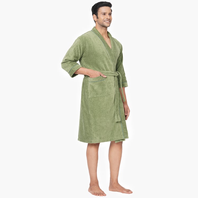 SPACES Exotica Cotton Adult Bath Robe - L