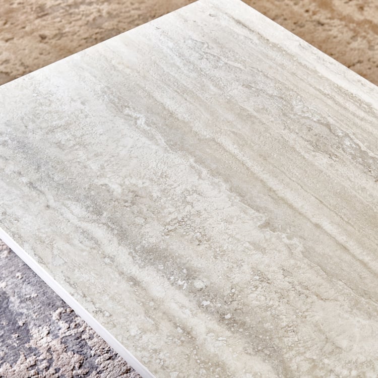 Ivory Ceramic Top Coffee Table - Beige