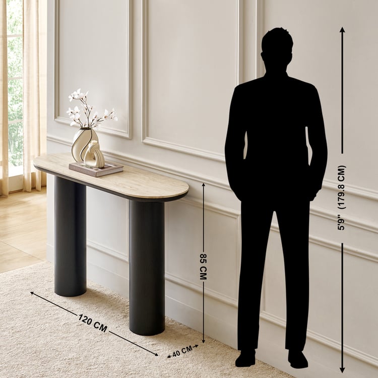 Saga Console Table - Brown