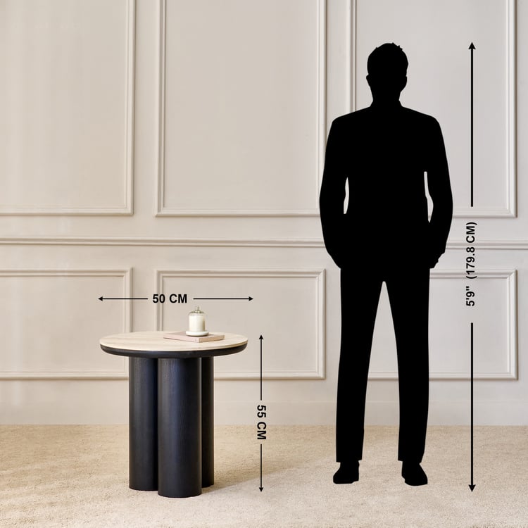 Saga End Table - Brown