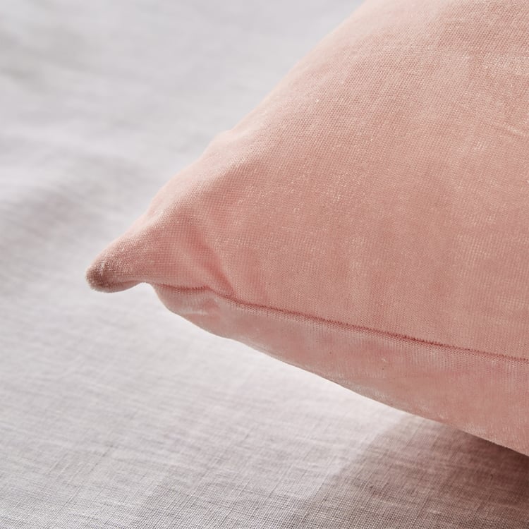 Slate Kids Velvet Bow Filled Cushion - 50x30cm