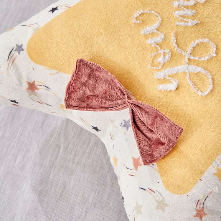 Slate Kids Printed Star Filled Cushion - 40x40cm