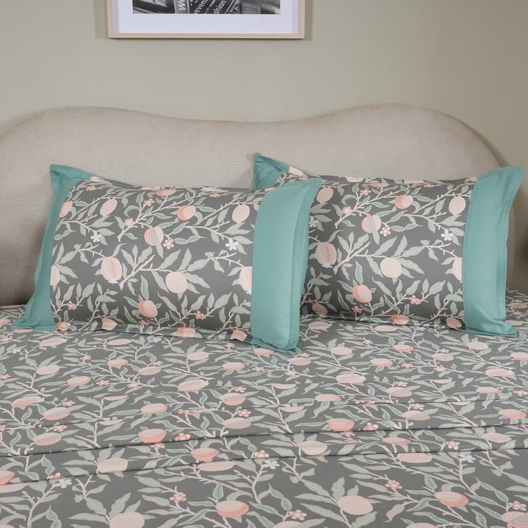 MASPAR Sensory Bloom Cotton 115TC Floral Print 2Pcs Single Bedsheet Set