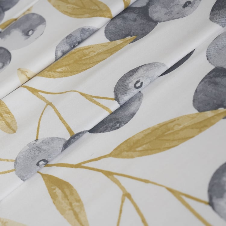 MASPAR Sensory Bloom  Cotton 200TC Floral Print 3Pcs Queen Bedsheet Set
