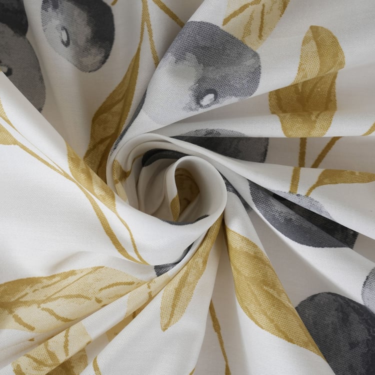 MASPAR Sensory Bloom  Cotton 200TC Floral Print 3Pcs Queen Bedsheet Set