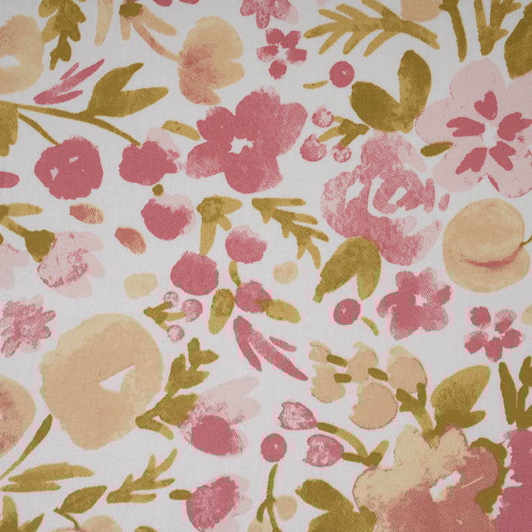MASPAR Sensory Bloom Cotton 200TC Floral Print 3Pcs Queen Bedsheet Set