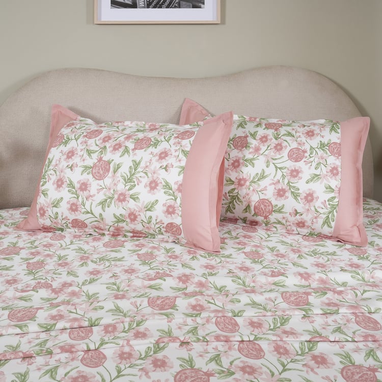 MASPAR Sensory Bloom Cotton 200TC Floral Print 2Pcs Single Bedsheet Set