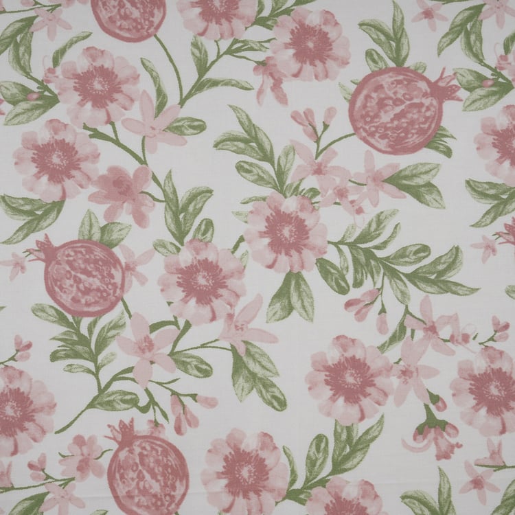 MASPAR Sensory Bloom Cotton 200TC Floral Print 3Pcs Queen Bedsheet Set