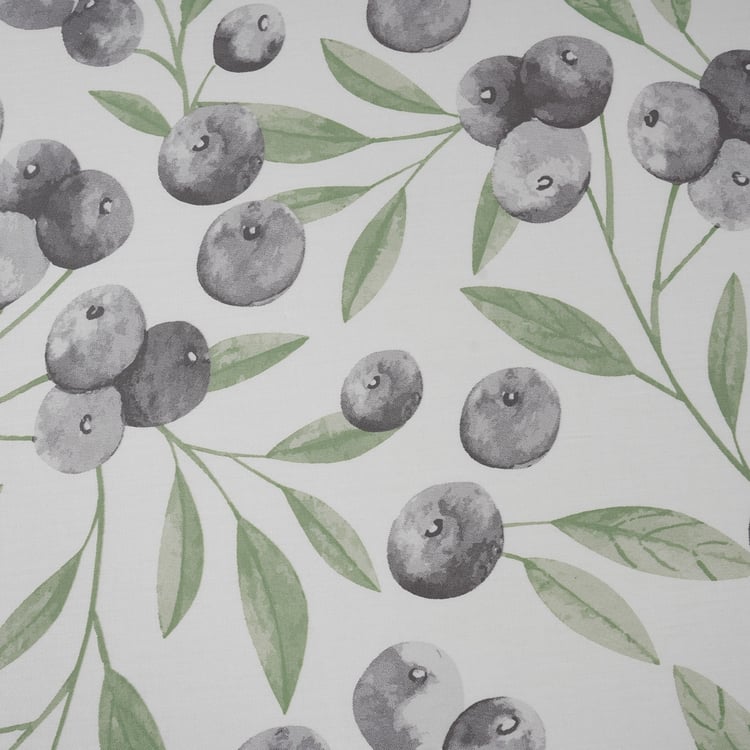 MASPAR Sensory Bloom Cotton 200TC Printed 3Pcs King Fitted Bedsheet Set