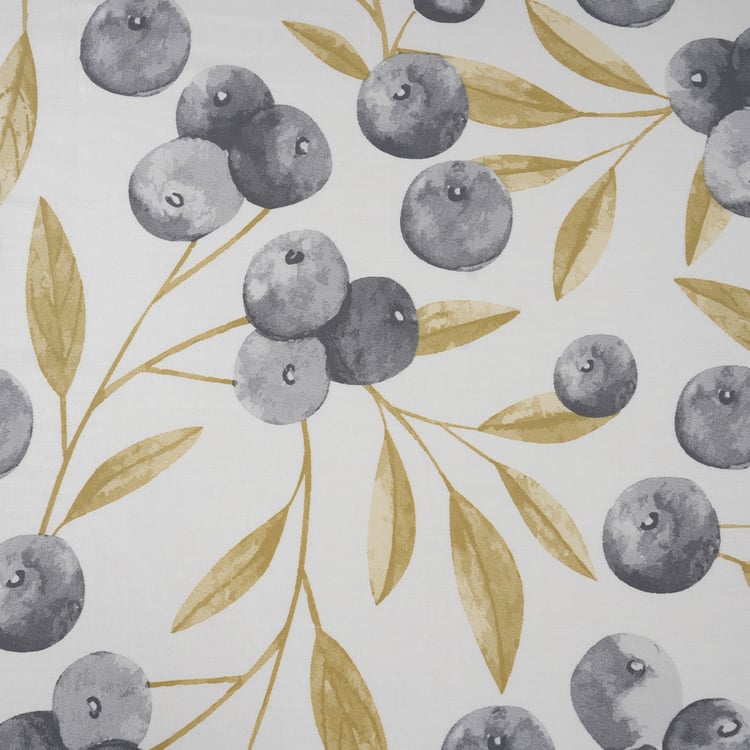 MASPAR Sensory Bloom Cotton 200TC Printed 3Pcs King Fitted Bedsheet Set