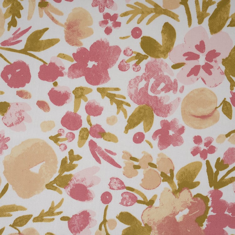 MASPAR Sensory Bloom Cotton 200TC Floral Print 3Pcs King Fitted Bedsheet Set