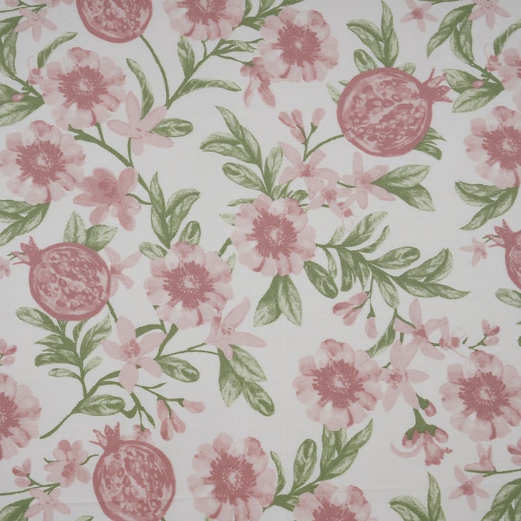 MASPAR Sensory Bloom Cotton 200TC Floral Print 3Pcs King Fitted Bedsheet Set