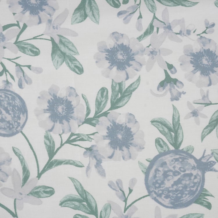 MASPAR Sensory Bloom Cotton 200TC Floral Print 3Pcs King Fitted Bedsheet Set