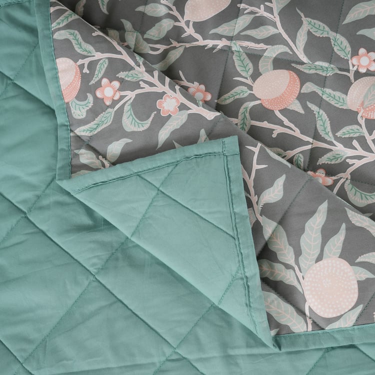 MASPAR Sensory Bloom Cotton 6Pcs Printed Double Bed-In-A-Bag Set