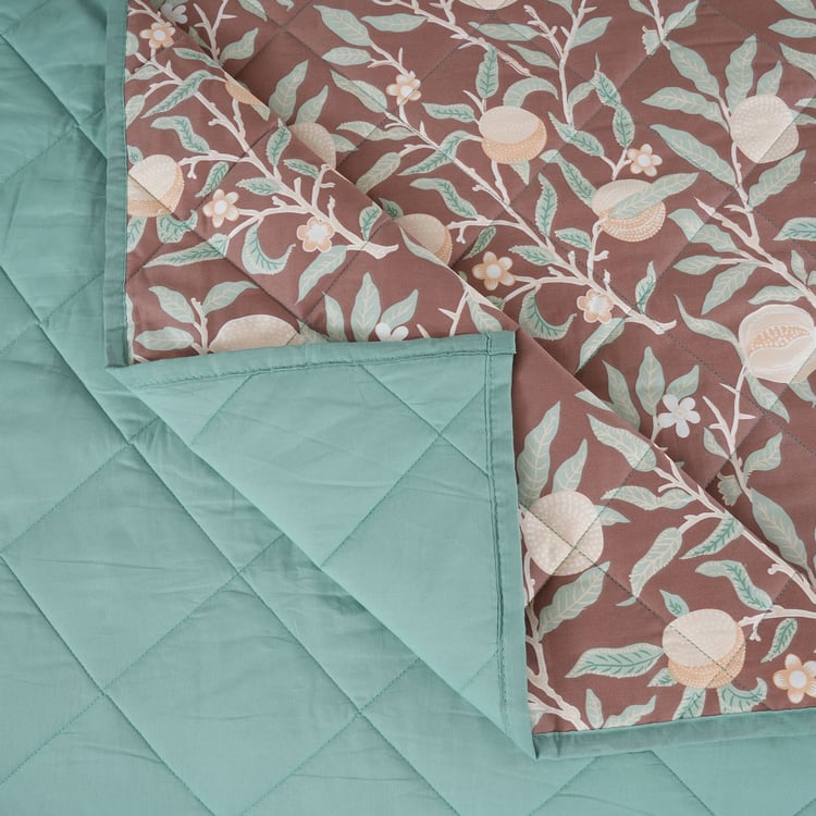 MASPAR Sensory Bloom Cotton 4Pcs Printed Double Bed-In-A-Bag Set