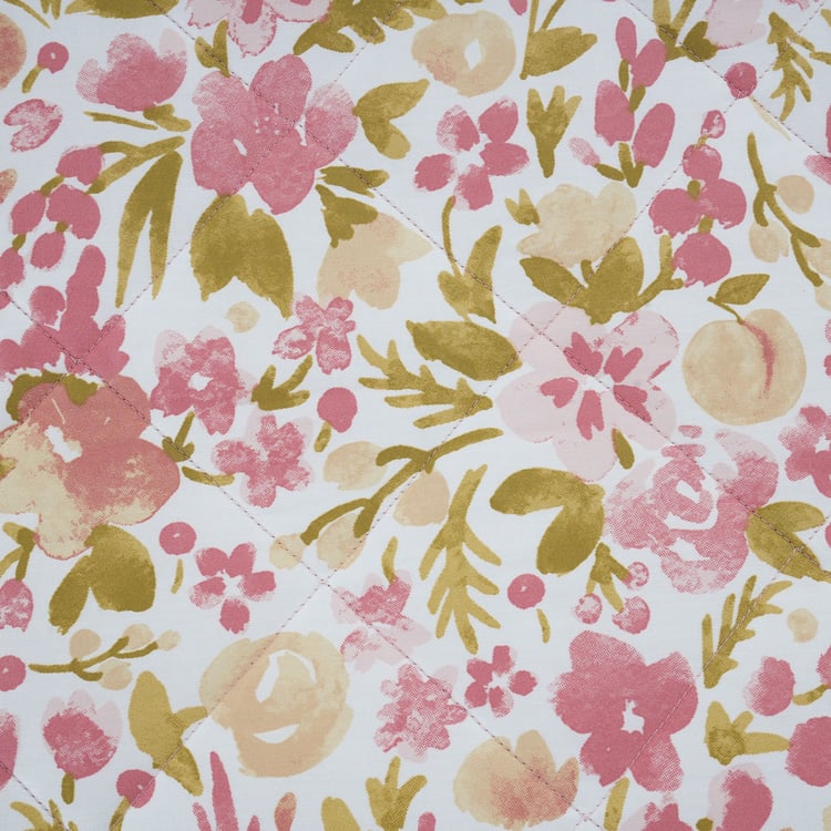 MASPAR Sensory Bloom Cotton 6Pcs Floral Print Double Bed-In-A-Bag Set