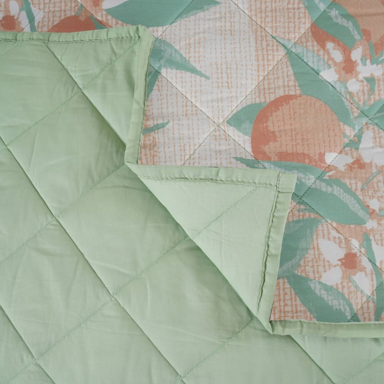 MASPAR Sensory Bloom Cotton 4Pcs Printed Double Bed-In-A-Bag Set