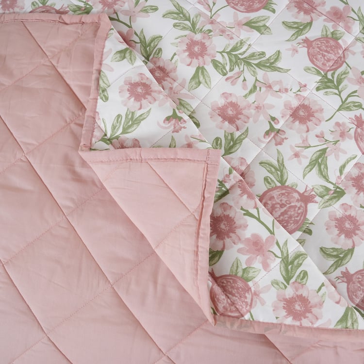 MASPAR Sensory Bloom Cotton 6Pcs Floral Print Double Bed-In-A-Bag Set
