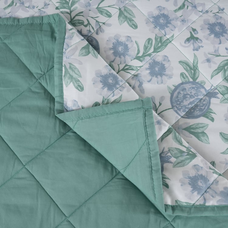 MASPAR Sensory Bloom Cotton 4Pcs Printed Double Bed-In-A-Bag Set