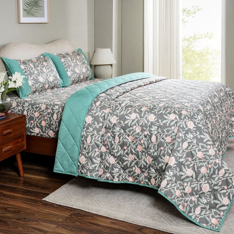 MASPAR Sensory Bloom Cotton Printed Double Quilt