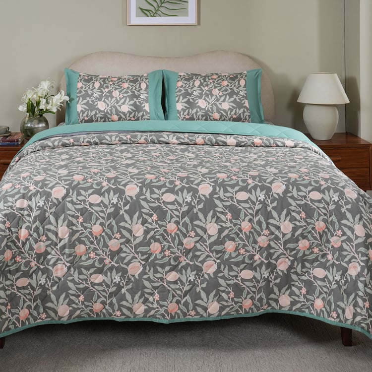 MASPAR Sensory Bloom Cotton Printed Double Quilt