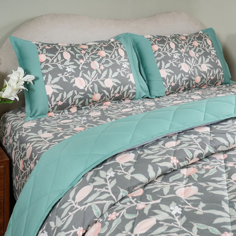 MASPAR Sensory Bloom Cotton Printed Double Quilt