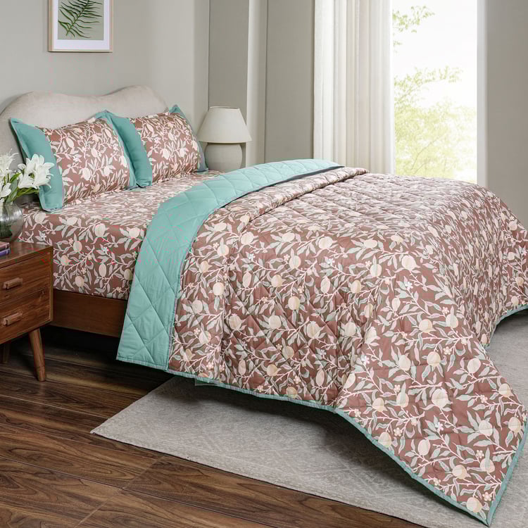 MASPAR Sensory Bloom Cotton Printed Double Quilt