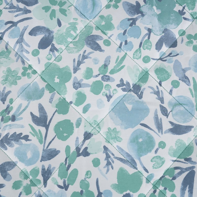 MASPAR Sensory Bloom Cotton Floral Print Double Quilt
