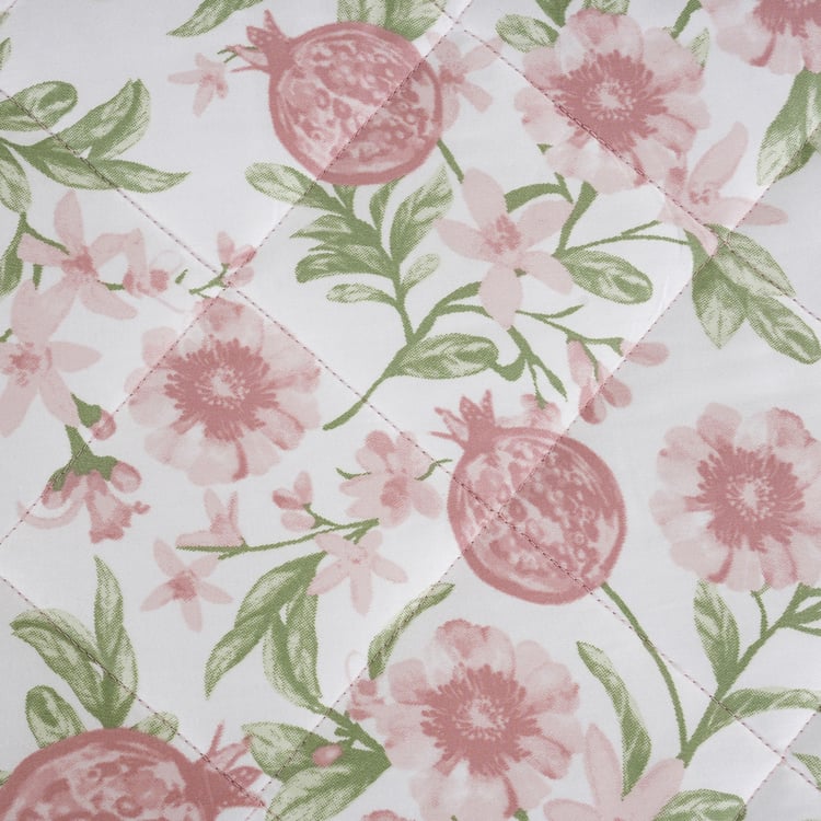 MASPAR Sensory Bloom Cotton Floral Print Double Quilt