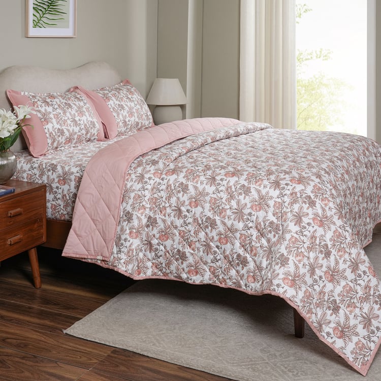 MASPAR Sensory Bloom Cotton Printed Single Quilt