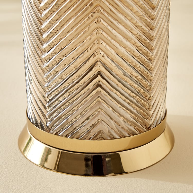 Kimora Austin Fantasy Set of 2 Glass Hurricane Candle Holders
