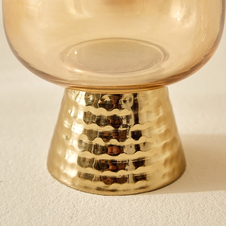 Kimora Austin Fantasy Set of 2 Glass Pedestal T-Light Holders