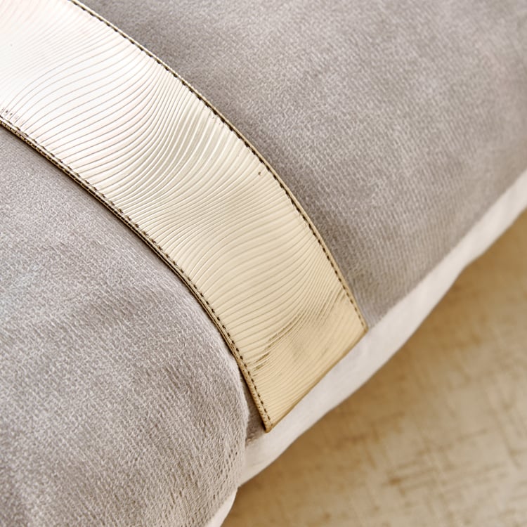 Glimmer Dusk Velluxe Belt Detail Cushion Cover - 50x30cm