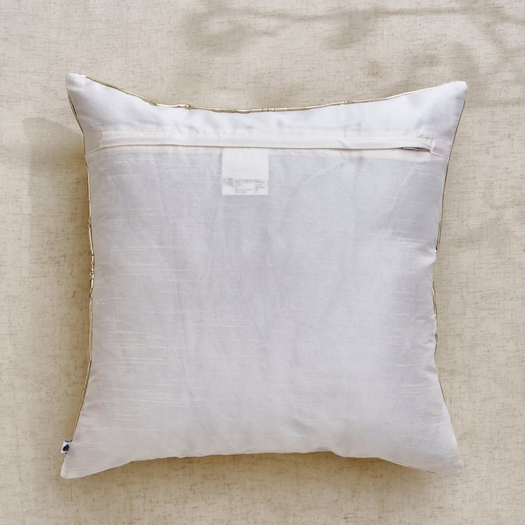 Glimmer Dusk Velluxe Patchwork Cushion Cover - 40x40cm