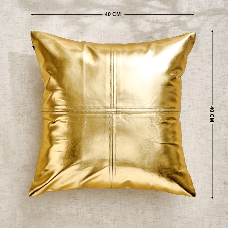 Glimmer Luxe Velluxe Patchwork Cushion Cover - 40x40cm