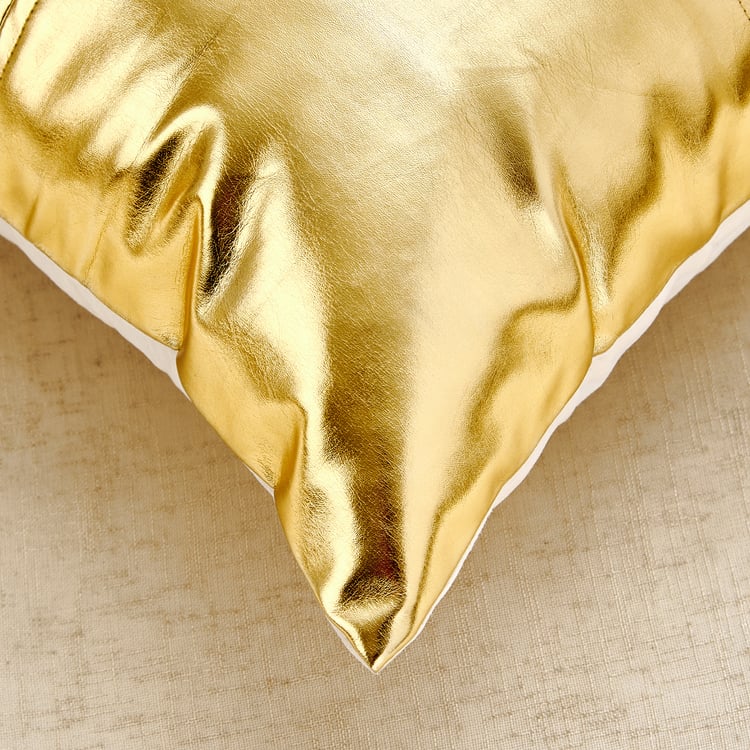 Glimmer Luxe Velluxe Patchwork Cushion Cover - 40x40cm