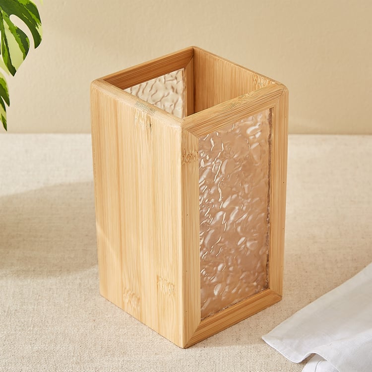 Zyra Vista Bamboo Utensils Holder