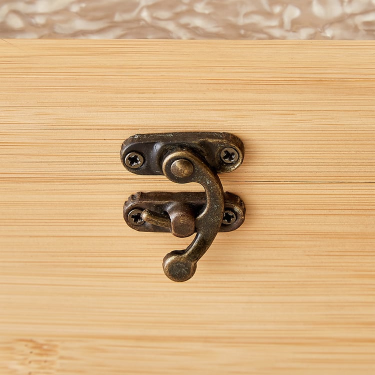 Zyra Vista Bamboo Storage Organiser with Lid