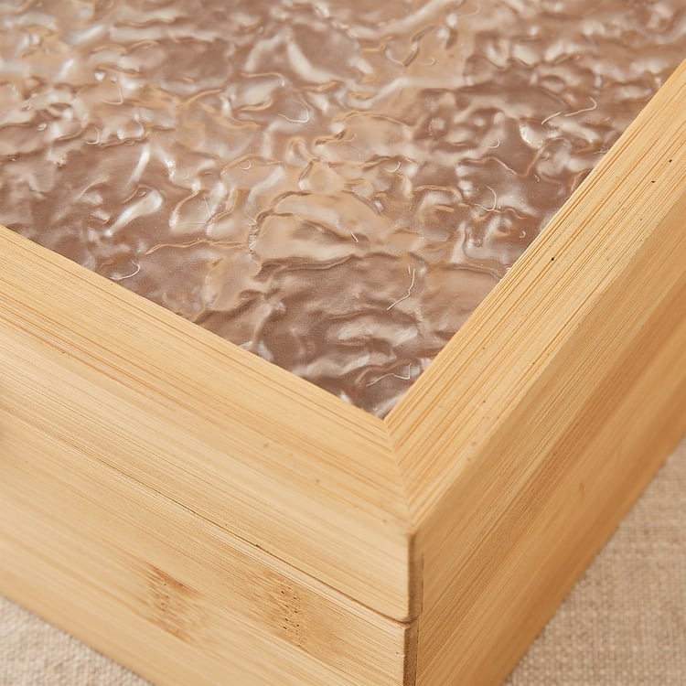 Zyra Vista Bamboo Storage Organiser with Lid