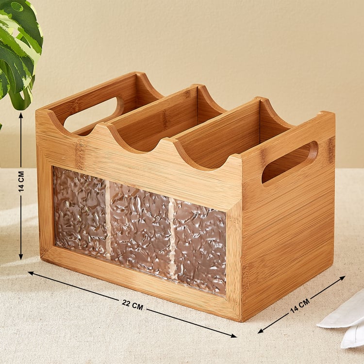 Zyra Vista Bamboo Cutlery Holder