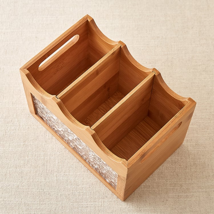 Zyra Vista Bamboo Cutlery Holder