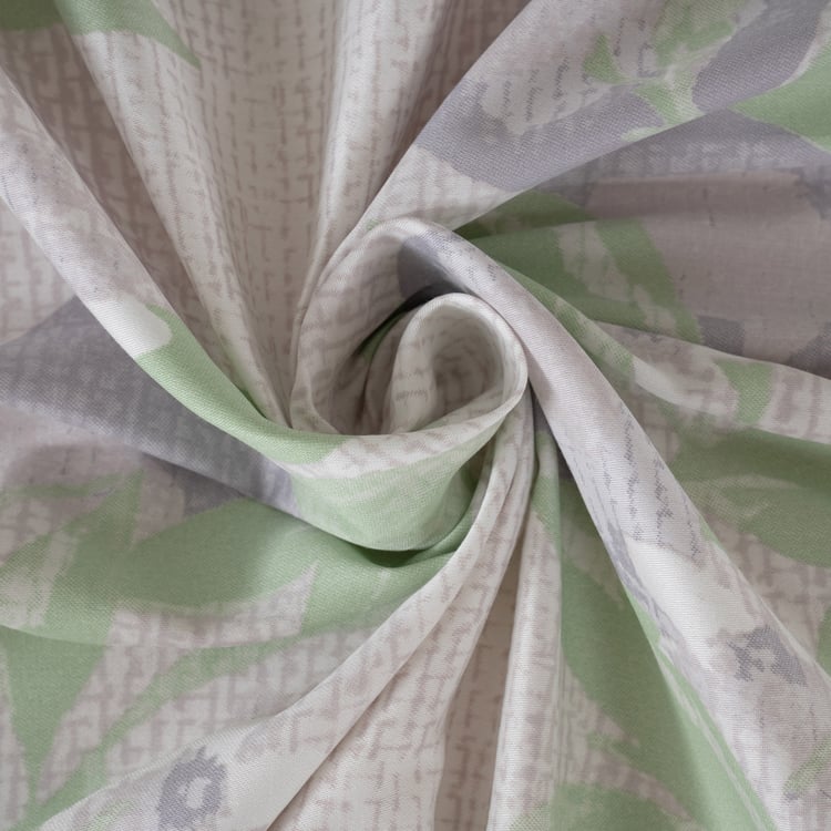 MASPAR Sensory Bloom Cotton 200TC Printed 3Pcs Queen Bedsheet Set