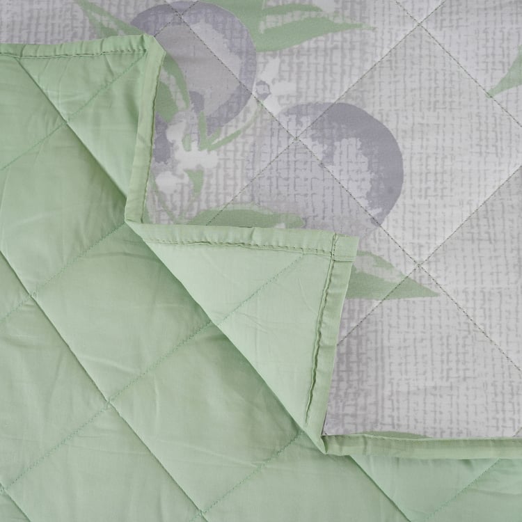 MASPAR Sensory Bloom Cotton Floral Print Double Quilt
