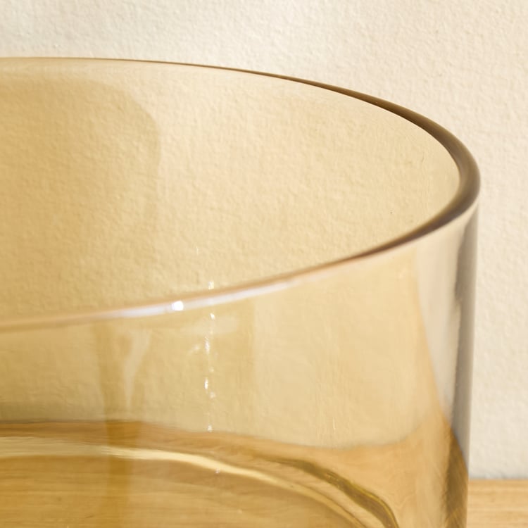 Elvo Seong Glass Serving Bowl with Bamboo Stand - 2.5L