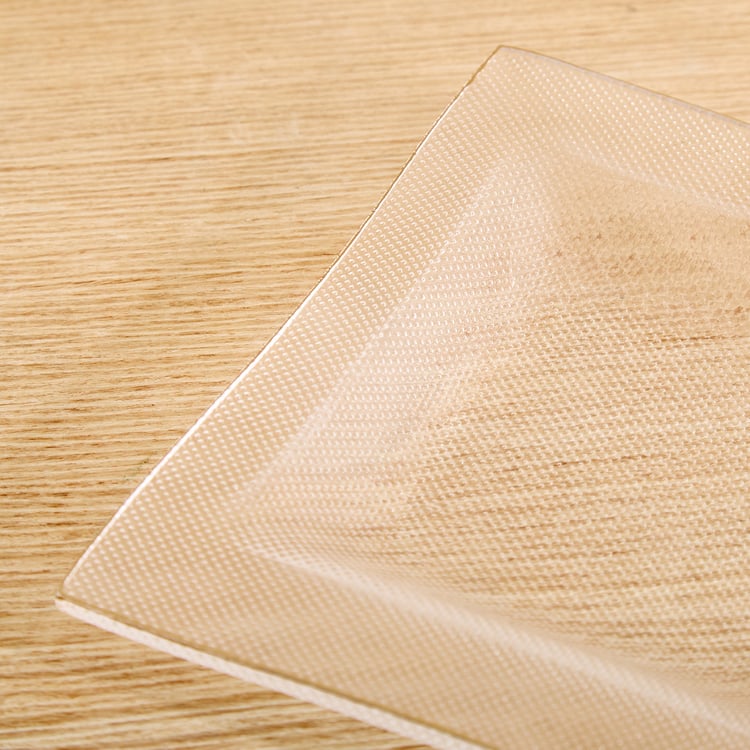 Olen Gleam Glass 2 Partition Serving Platter - 26.5x15cm
