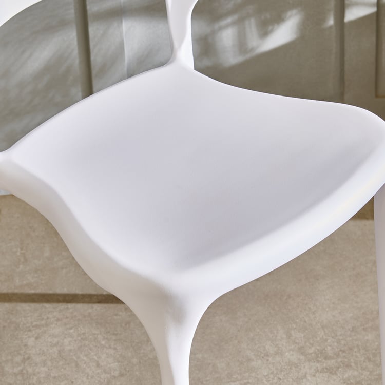 Capri NXT Polypropylene Cafe Chair - White
