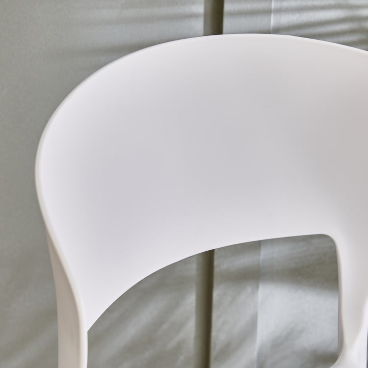 Capri NXT Polypropylene Cafe Chair - White