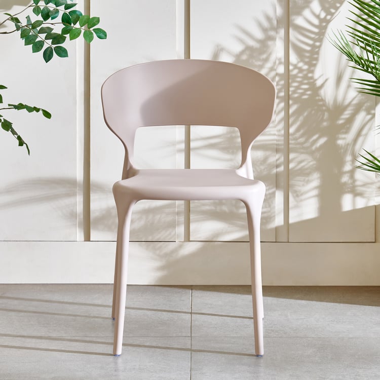 Capri NXT Polypropylene Cafe Chair - Beige